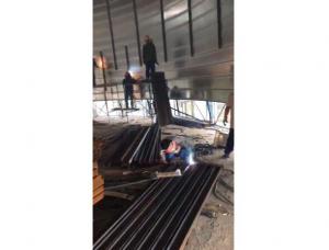 16米直徑高度25.米緊張施工中！